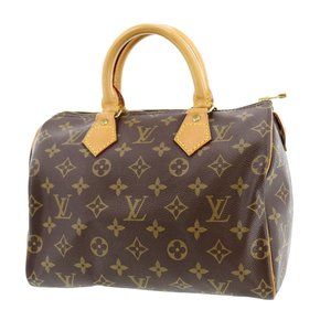 Speedy 25 Monogram Leather Handbag